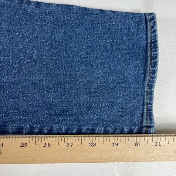 Lucky Brand Jeans Womens 34x30* Sweet Mid Rise Straight Blue Faded Denim Tag 32R - Picture 12 of 16